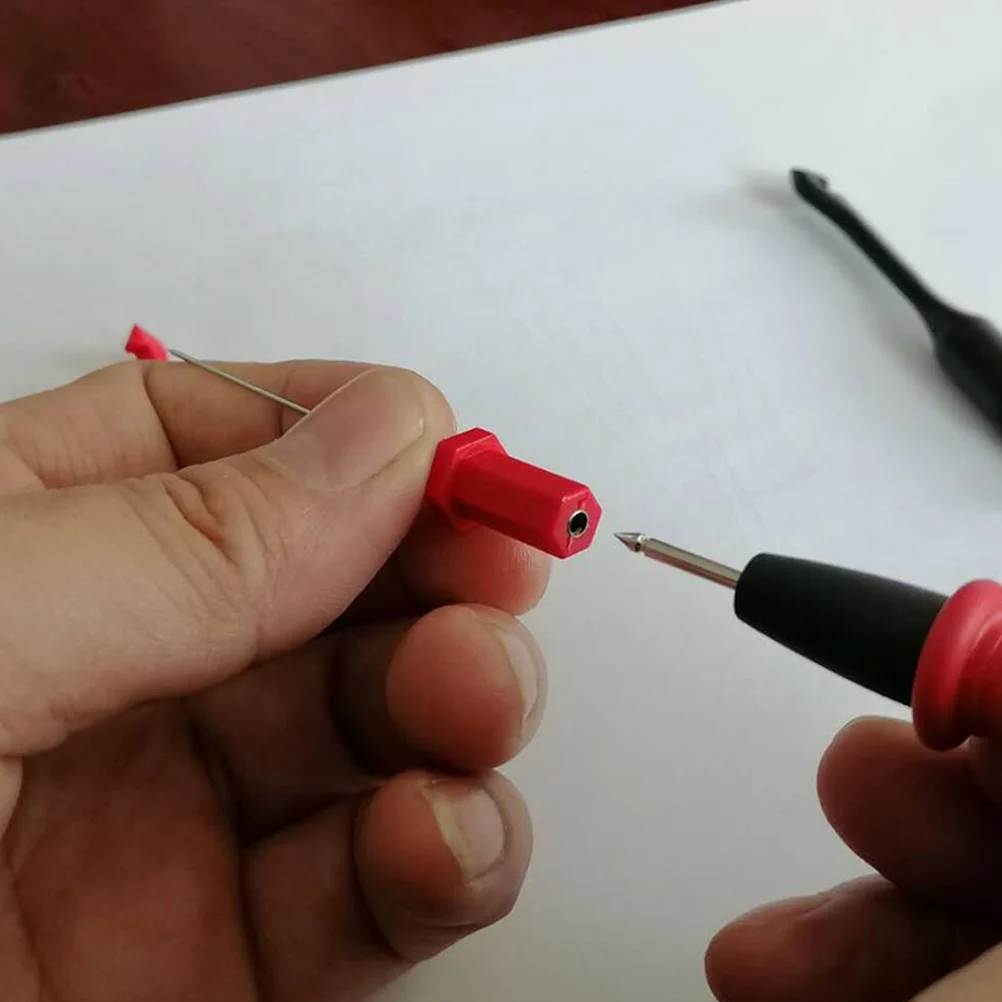 2Pcs Circuit Test Needle Professional Insulated Multimeter Probes for Automotive Back Probe Kit Non-Destructive Wire Testing
