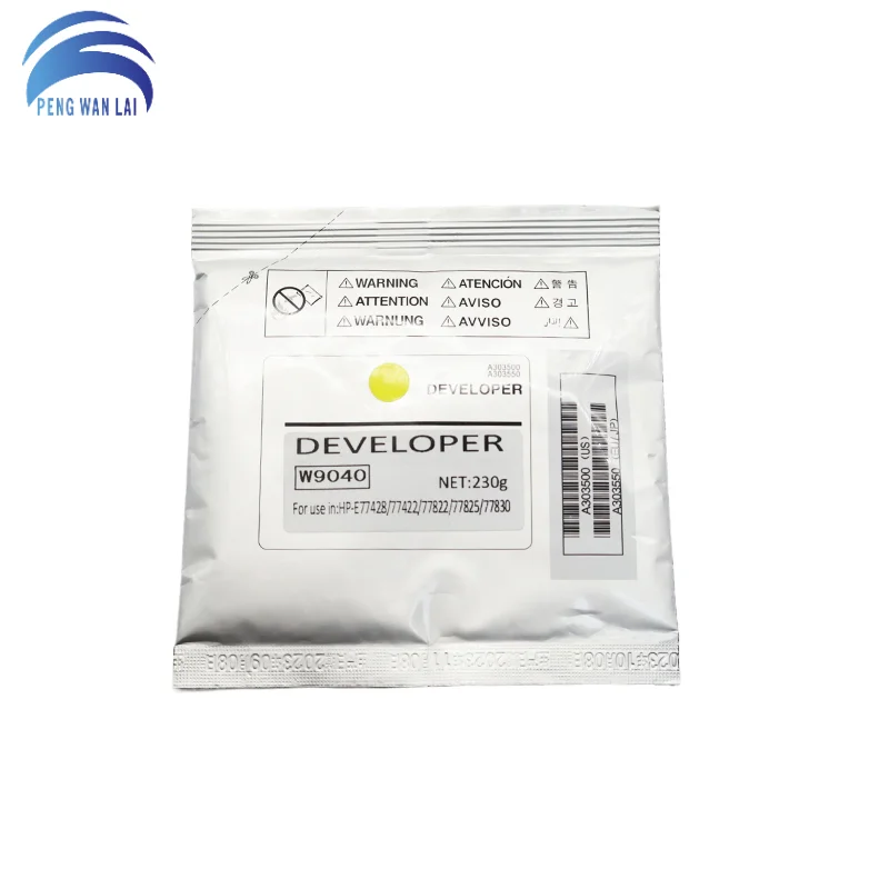 1PC W9040 W 9040 ผู้พัฒนาสําหรับ HP E77822 77825 72530 77830 77840 77850 77860 78223 ผู้พัฒนาแป้ง