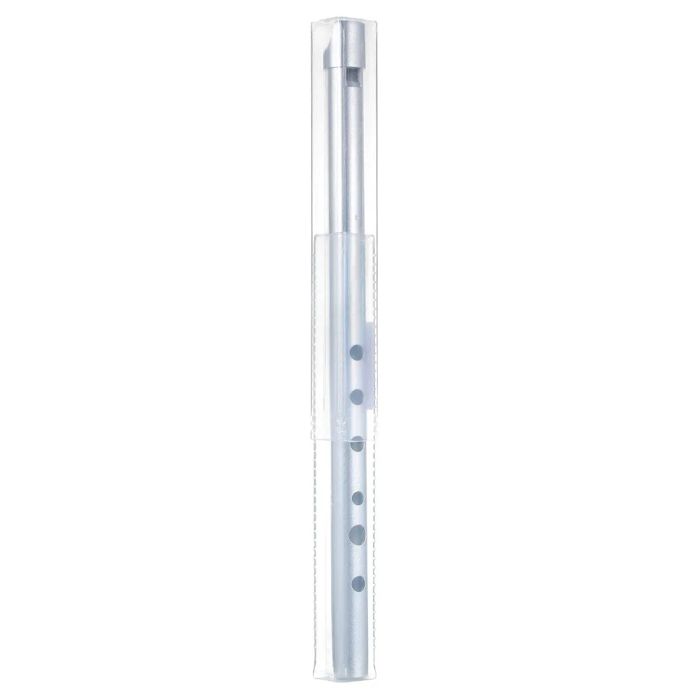Professional Key of D Irish Whistles Flute Silver Color 6 Holes Penny Whistles Aluminum alloy 6 Holes Flute Music Learning
