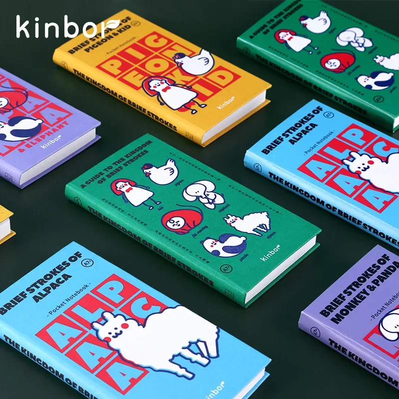 Kinbor Portable Student Notebook Creative Minimalist Women's Diary Planner Booklet Office School Supplies From China