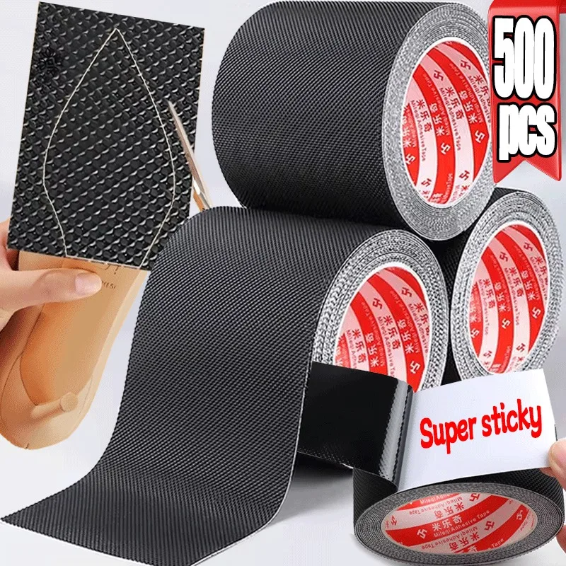 500cm White Black No-adhesive High Heel Sticker Women Rubber Pads Cushion Oxford Anti-Slip Heel Sole Protectors Shoe Accessories