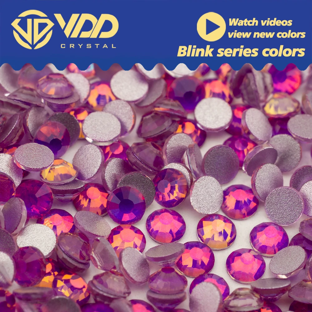 VDD 471 وميض الزبيب SS4-SS30 جودة عالية الزجاج الراين كريستال فلاتباك ستراس الأحجار الجديدة DIY بها بنفسك مسمار الفن اكسسوارات