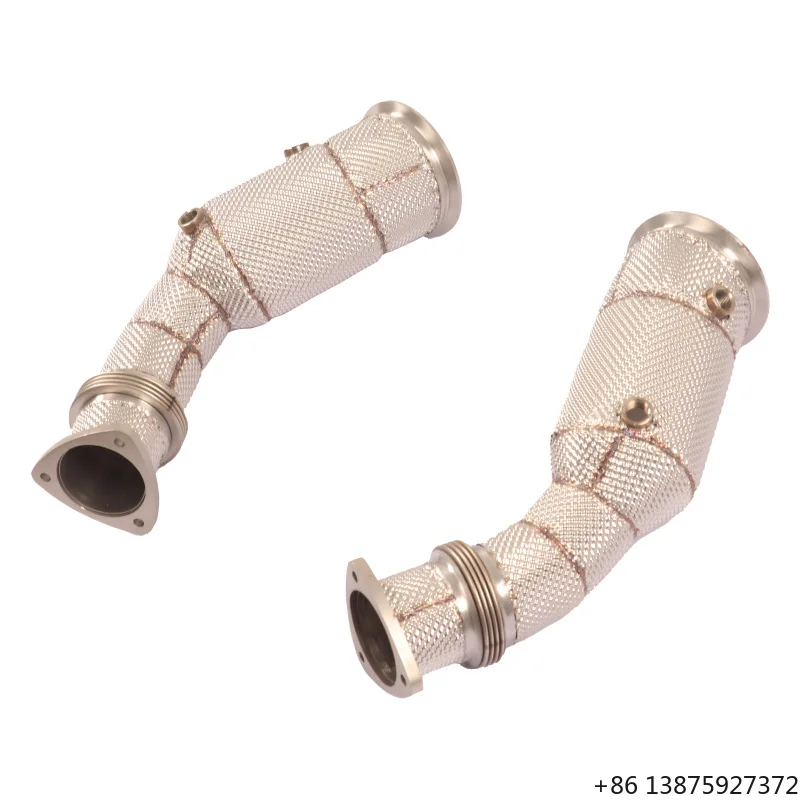 Para DBS 2019 DBS1 5.21 Y.12: Coletor de Escape de Aço Inoxidável de Alta Performance com Downpipe Catalizado de Som Agudo