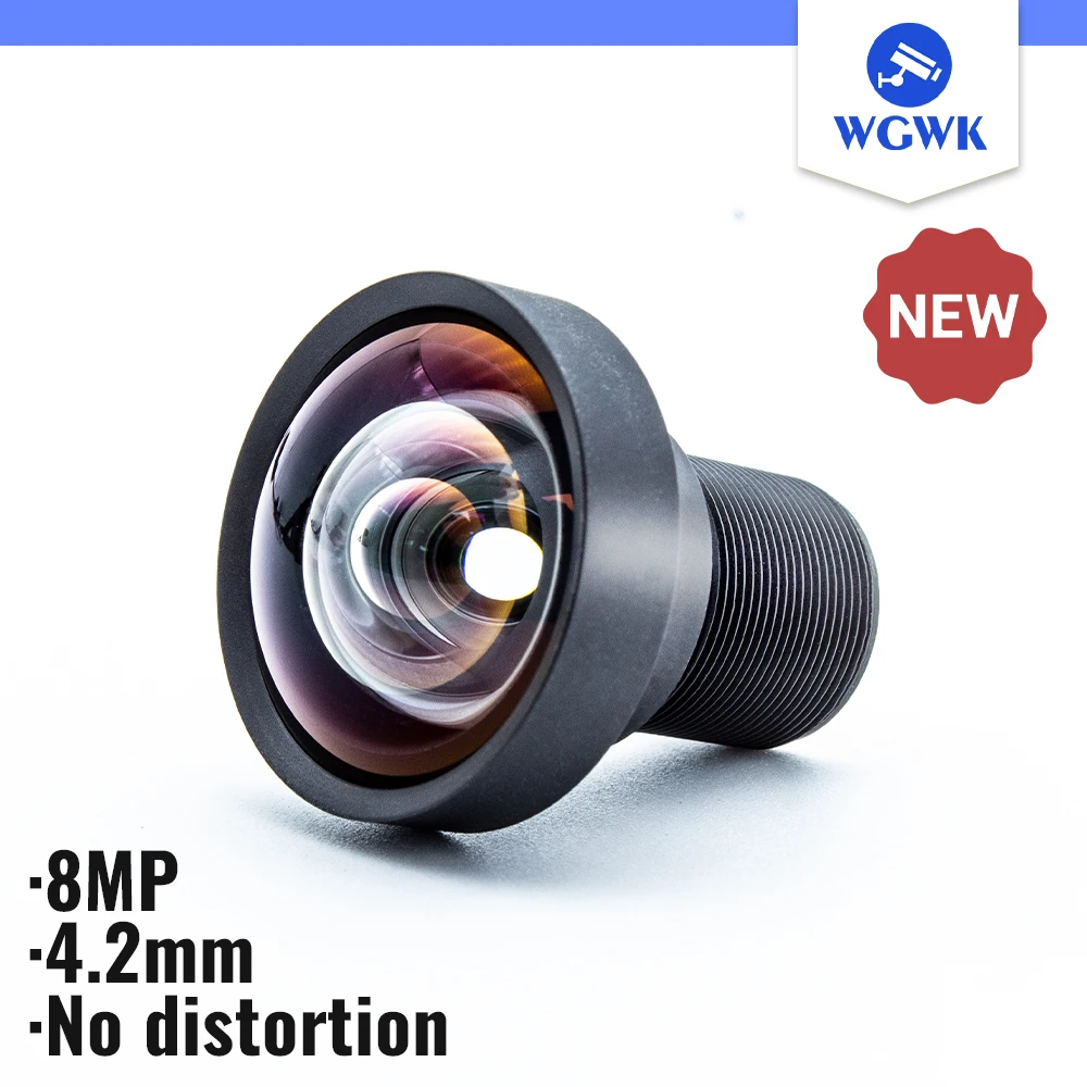 

WGWK-6430 CCTV Camera Lens HD 8MP 4.2mm M12 Mount No Distortion 1/1.8"IMX334 F1.8 Optional For Surveillance Security IP Cameras