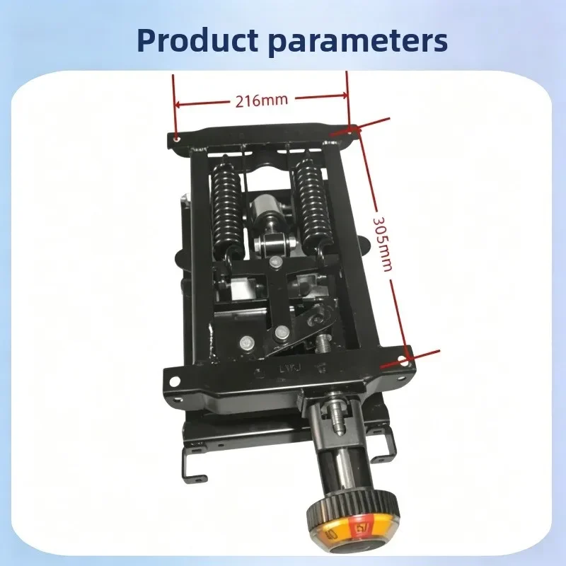Mechanical Shock Absorbing Heavy Duty Suspension Seat for Heavy Truck Driver Mining Equipment X Inspection Vehicle 911 Base
