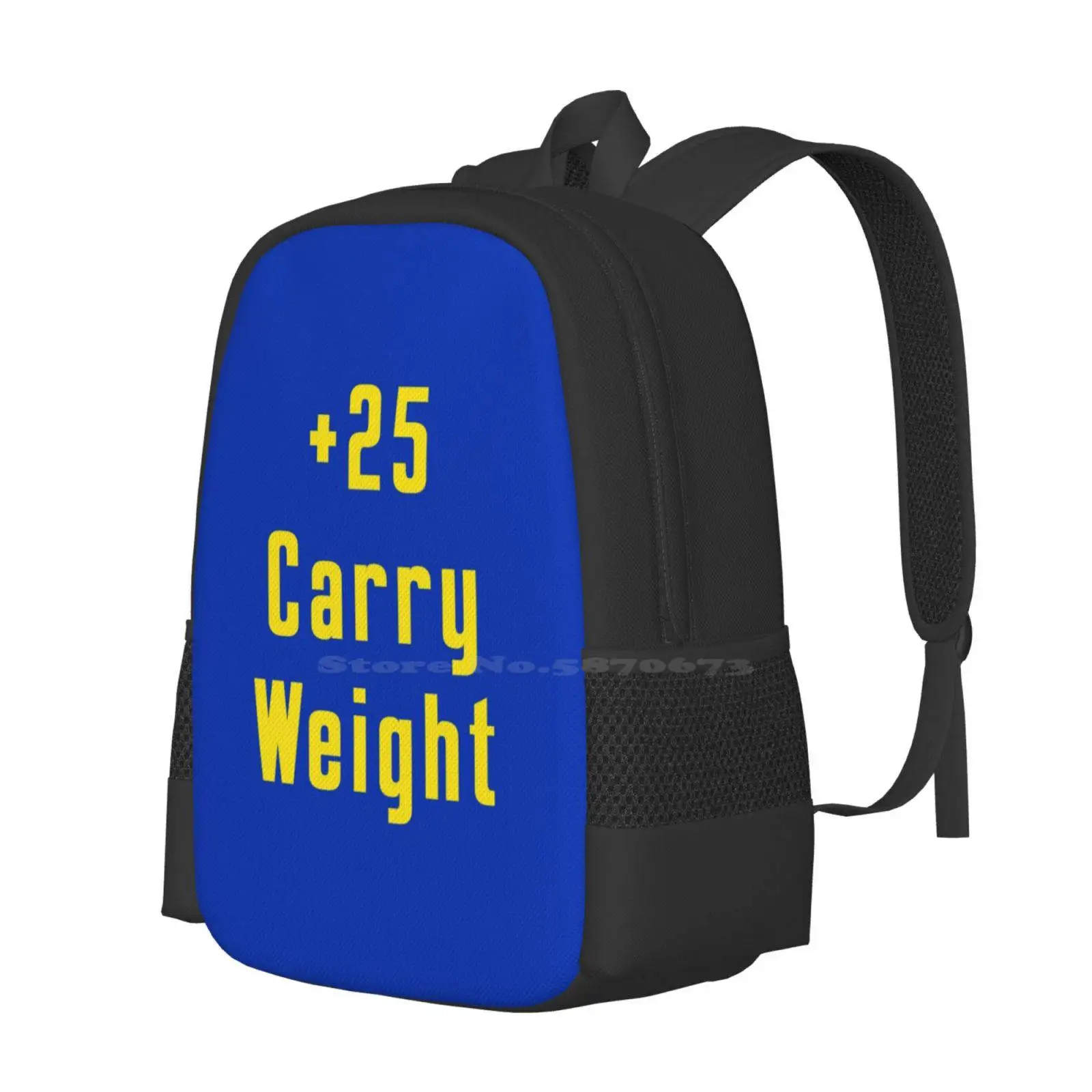 25 Carry Weight Pattern Design Bag Student'S Backpack 4 76 Nv New Vegas 3