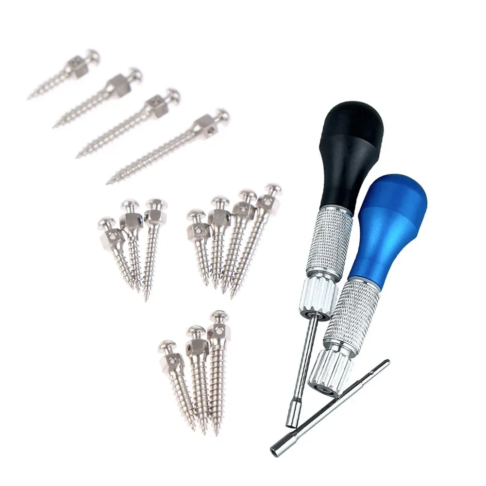 

10Pcs Dental Lab Micro Mini Implants Orthodontic Anchor Screw Titanium Self Drilling Screwdriver Dentist Hexagonal Wrench Handle