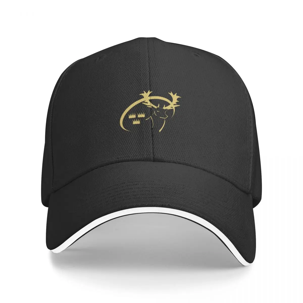 

[Golden] The Munster Rugby Baseball Cap Visor Golf Cap |-F-| Mountaineering Women's 2024 Men's