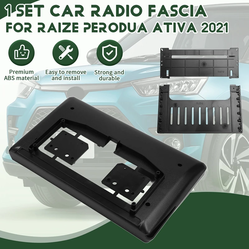 Car Frame Fascia Adapter Android Radio Dash Fitting Panel Kit For Toyota Raize Perodua Ativa 2021