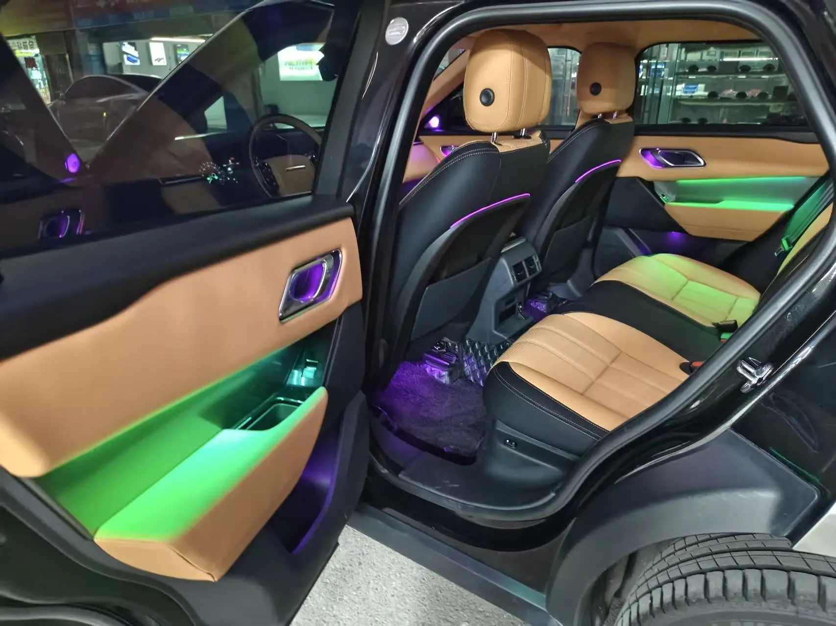 10 Colors For Land Rover Range Rover Velar 2017-2025 Ambient Light Car led Ambient Light Car Decoration Atmosphere Lamp