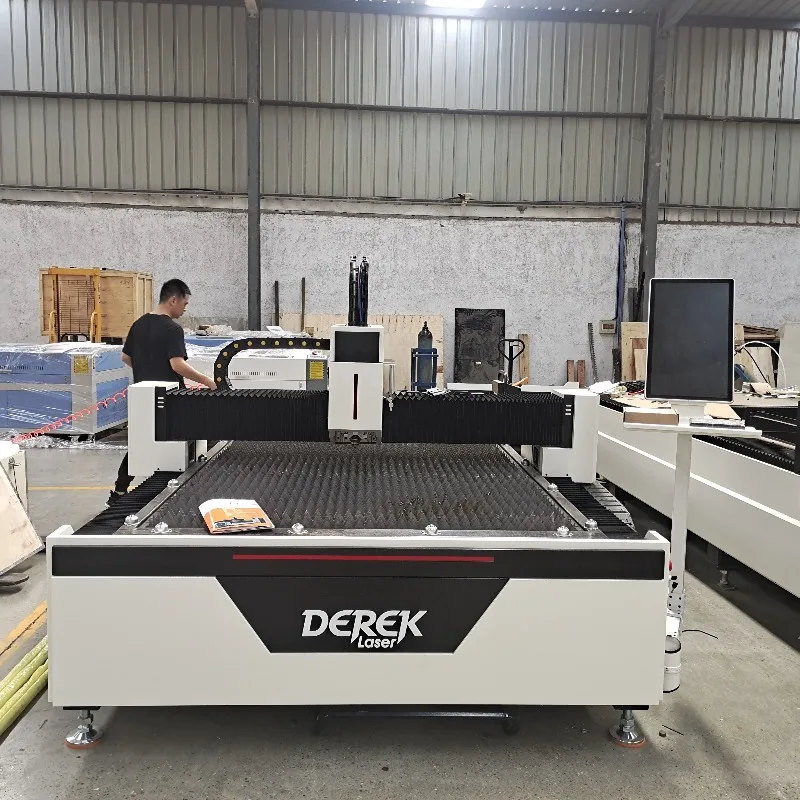 Raycus MAX 2000W/3000W Fiber Las er Cut ting Machine CNC ControlGantry Type Servo Motor for Metal Processing Supports LAS Format