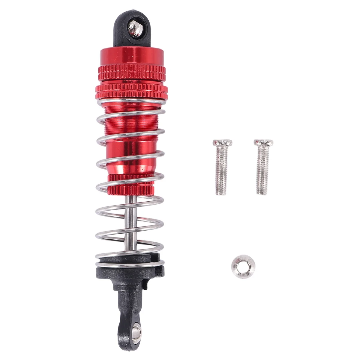 1 peça acessório de substituição de amortecedor de metal para WLtoys 144001   1/14 4WD RC Drift Racing Car Parts, vermelho