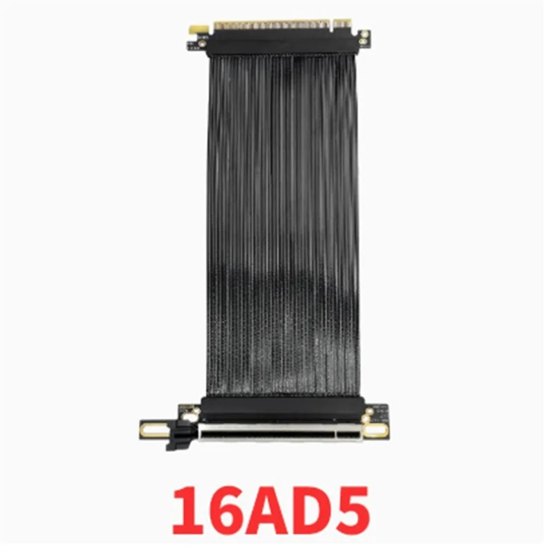 

TA-Pcie 5.0 X16 Стояк кабеля для NZXT H1 270 ° Обратный прямоугольный посеребренный кабель GEN 5/4 64 ГБ/S Удлинительный кабель графического процессора 20 см