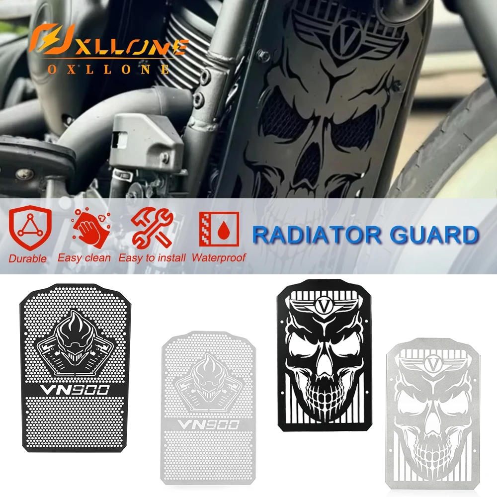 

FOR KAWASAKI VULCAN 900 VN900 CLASSIC/LT Custom 2006-2024 2023 2022 Radiator Guard Radiator Grille Grill Guard Cover Protection