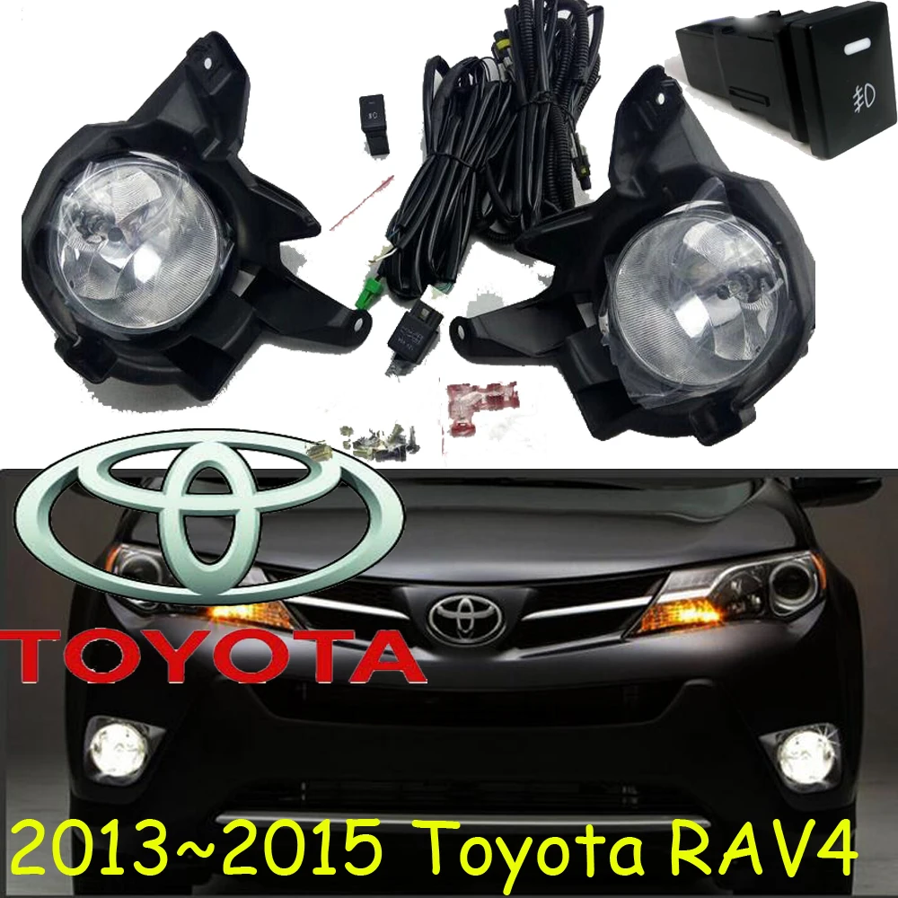 car bumper headlight For Toyota RAV4 fog light,2013~2015,wire of harness,RAV4 halogen light, RAV4 headlight; RAV 4