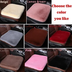 universal winter car seat cushion imitation rabbit fur car seat cover thick plush soft and warm