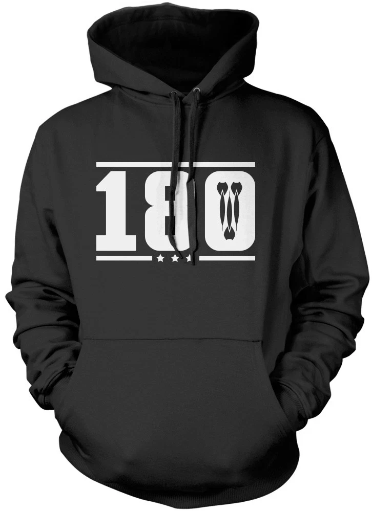 سترة بقلنسوة للاعب السهام للجنسين - سترة ملحقات ألعاب لوحية "180 دارت".