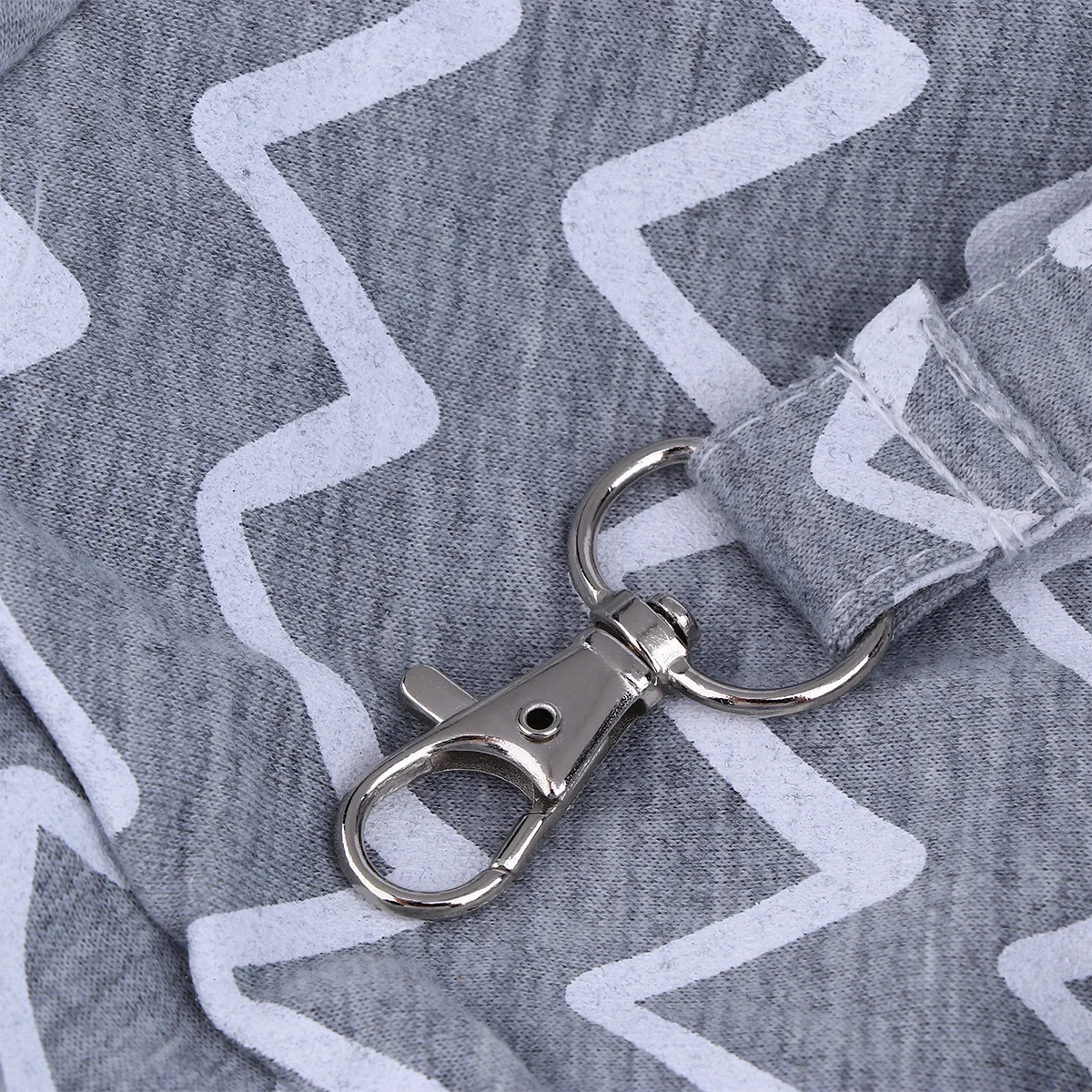 

Carrier Bag Light Grey Wave Pattern Thickened Polyester Portable Pet Shoulder Bag For Walking Travel Outdoor Sling Carrier