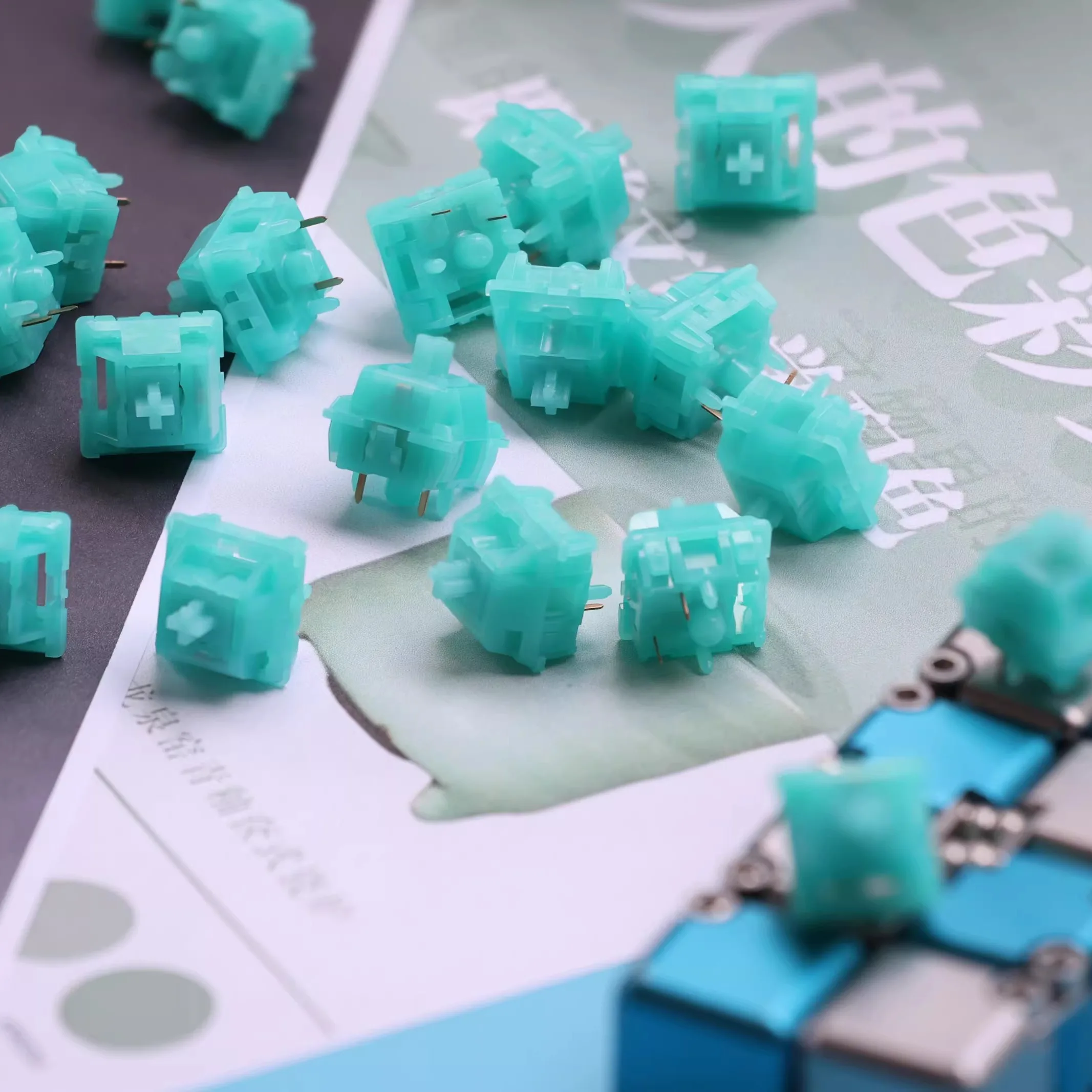 

Shuang Ci V2 Switch 34g Linear Pre-Lubed 5 Pins HotSwap LY Stem Switches For Mx Mechanical Keyboard 기계식 키보드 축