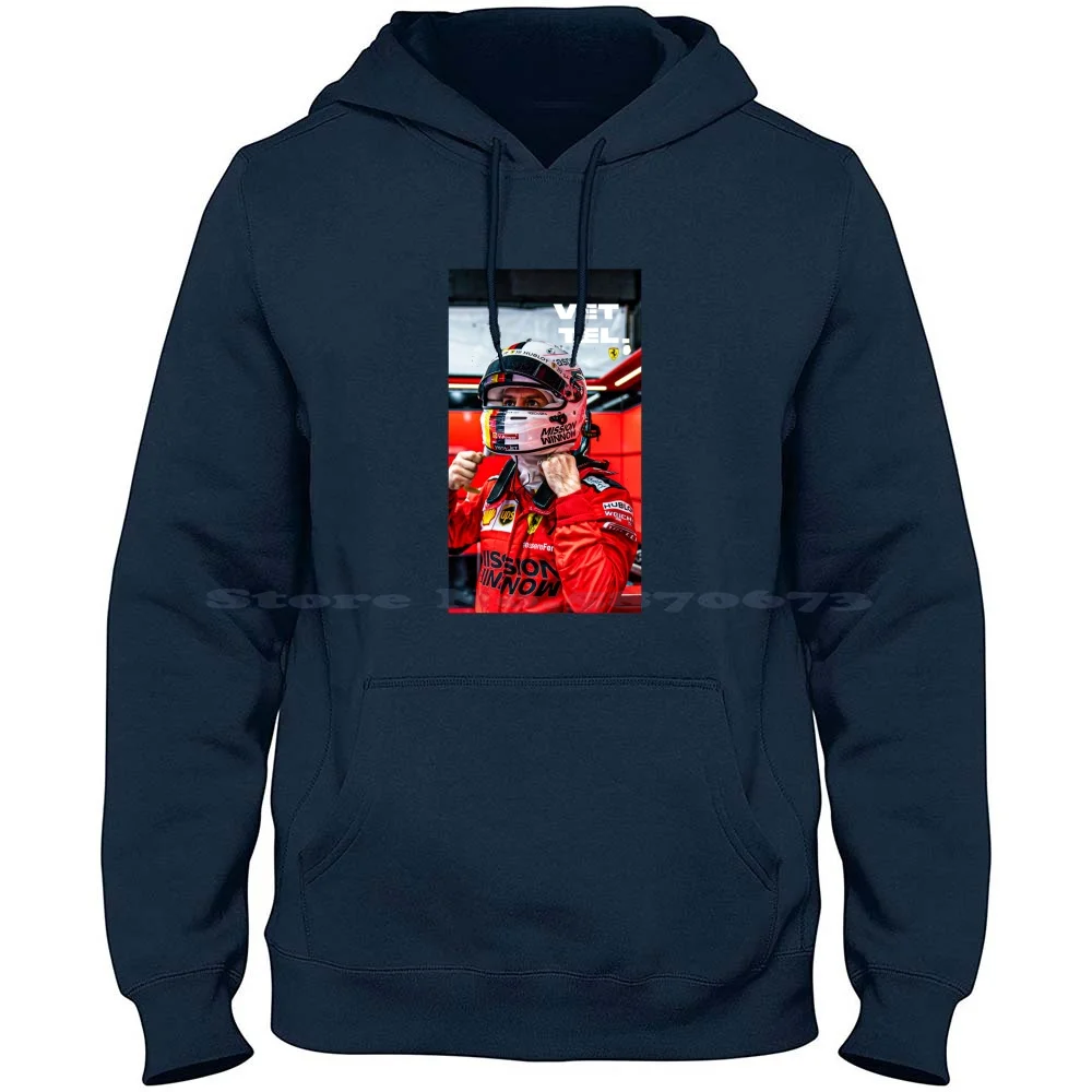 Sebastian Vettel Funart 100% Cotton Hoodie Sebastian Vettel Wallpaper Sebastian Vettel Art Sebastian Vettel Design