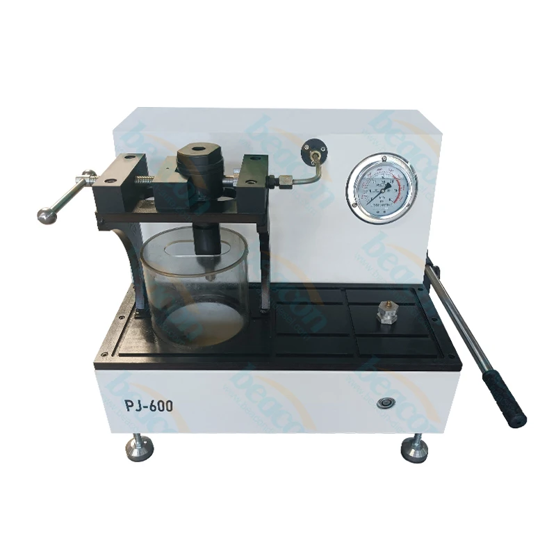 Manual Fuel Injector Nozzle Tester PJ-600 Injector Atomization Test Bench for Marine Diesel Injector Testing