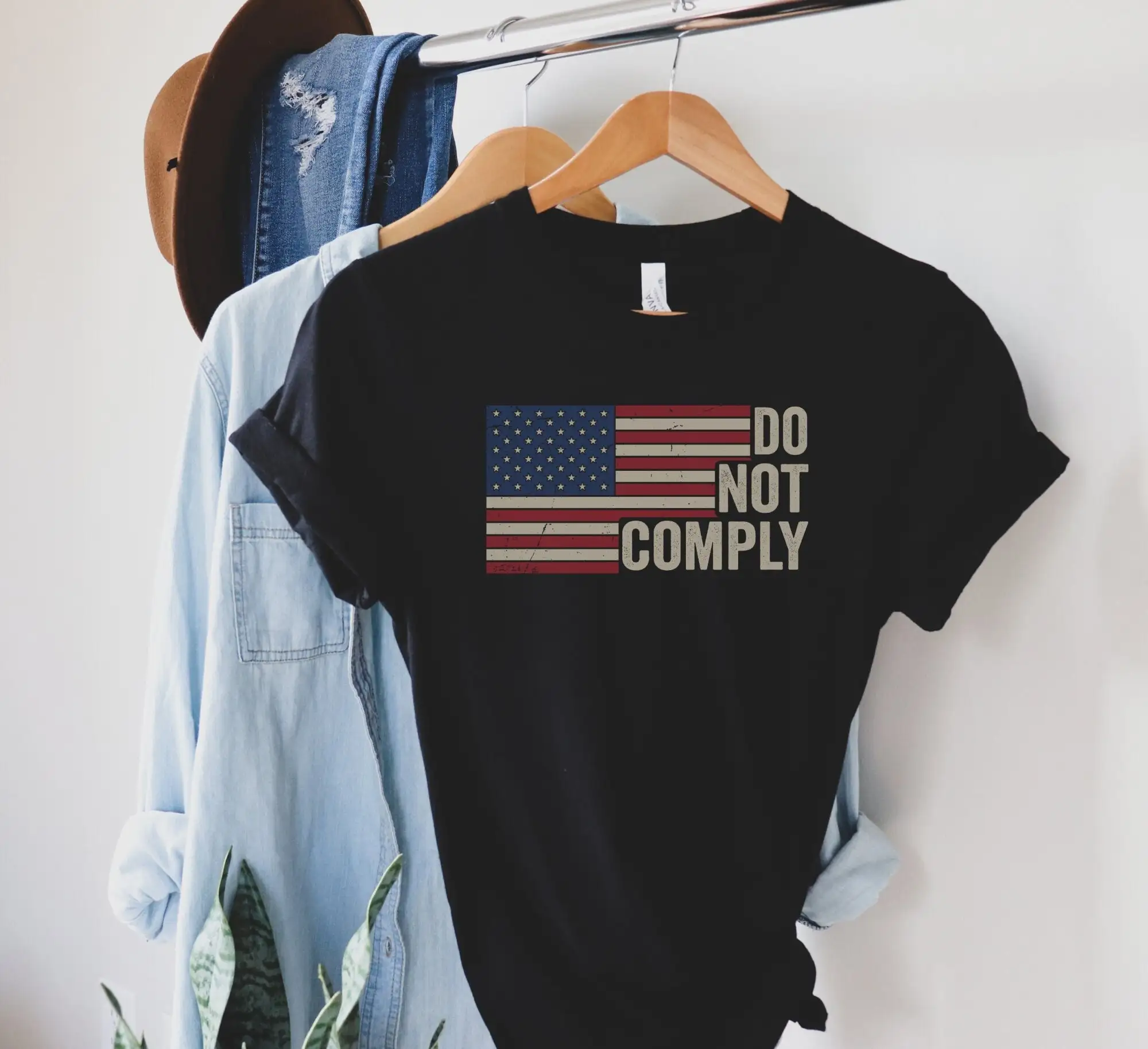 Do Not Comply T Shirt Free Speech Freedom Of Choice I Will