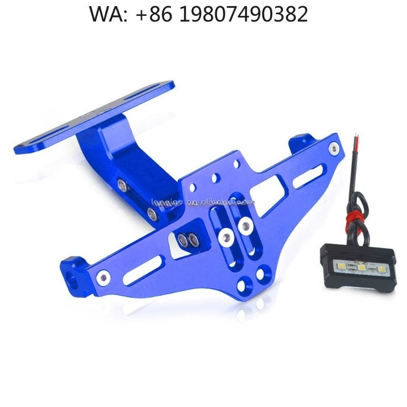Motorcycle Rear LED License Plate Holder Number Plate Bracket Modified Accessories For 1985‑2007 V‑MAX 1200