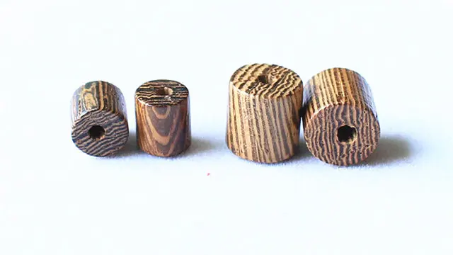 20PCS 8X7mm Beads Natural Wenge Wooden Barrel beads Cylinder BRO590