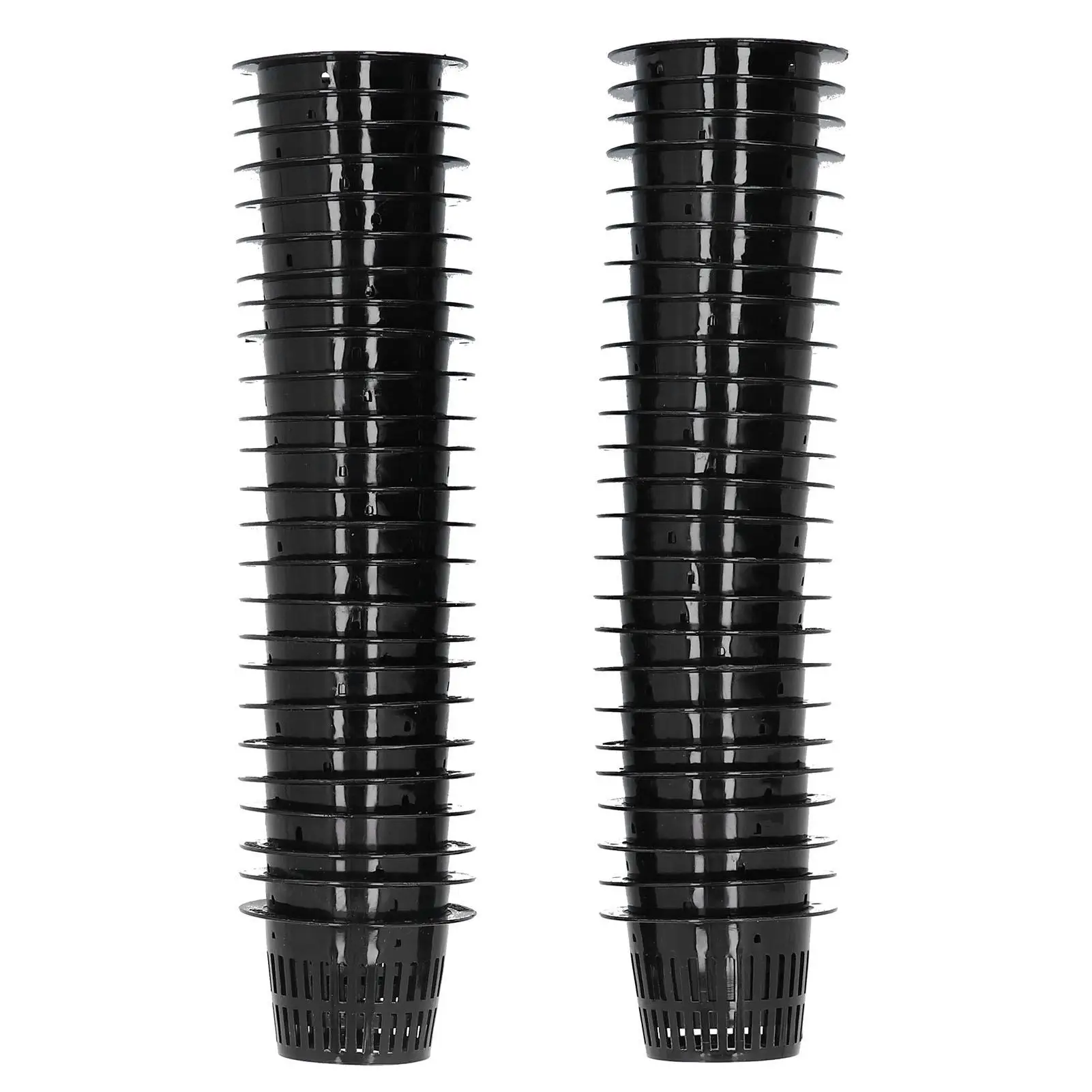 

50PCS Round Hydroponic Nursery Pots Mesh Planting Containers for Garden Root Growth Planters