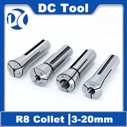 R8 Collet Milling Machine Tool Holder R8 Collet Metric British 3 4 5 6 8 10 12 14 16 18 20 R8 Collet Chuck R8 Spring Collet Set