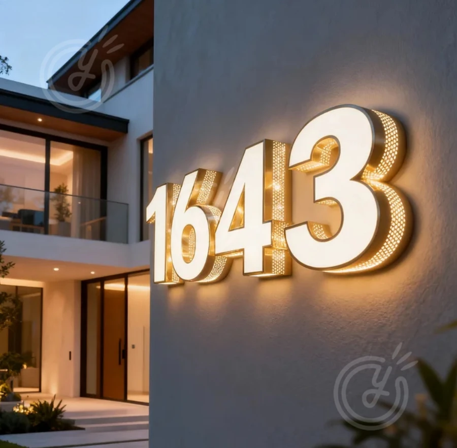 Custom Metal Sign English Letters to Wall Led Letter Light Signs Advertising Neon Logo Shop Signage Behind Business Label Lights