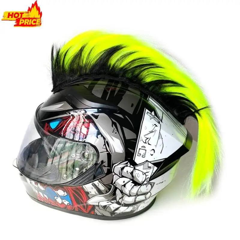 

Unique Punk Cocks Hawks Hairpiece for Motorcycle Helmets Decoration