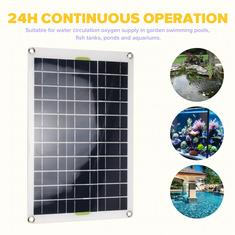 A40Z-1 مجموعة 50 واط مضخة مياه تعمل بالطاقة الشمسية منخفضة الضوضاء لحديقة الأسرة نافورة الماء مضخة الري مضخة نافورة شمسية #3