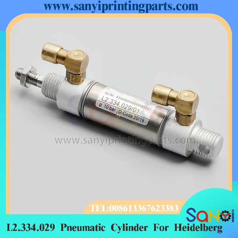 L2.334.029 Pneumatic Cylinder For Heidelberg XL75 Offset Printing Machinery Spare Parts