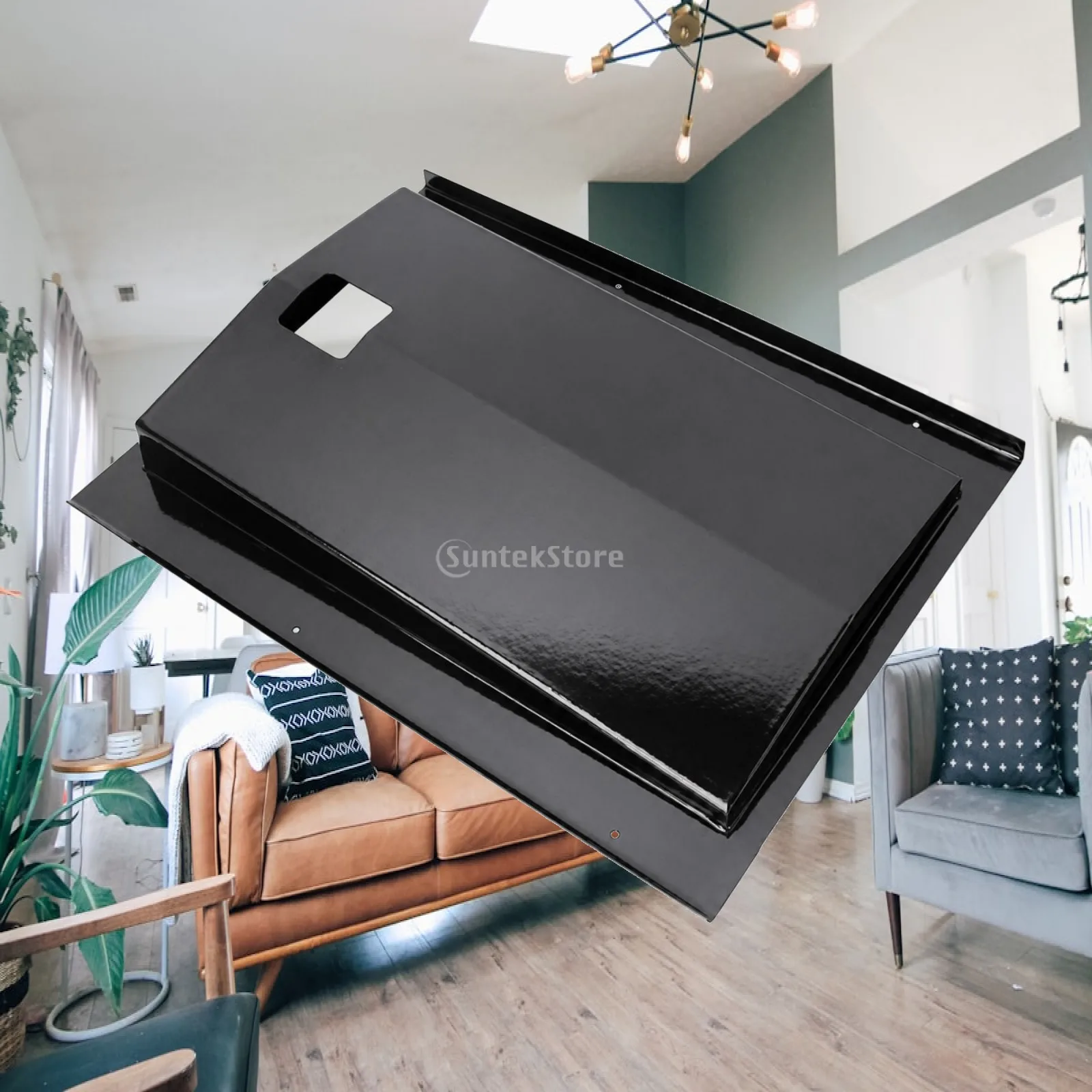 grill-grease-collection-tray-easy-to-clean-porcelain-coated-steel-grease-tray-porcelain-steel-grill-catch-pan-non-stick