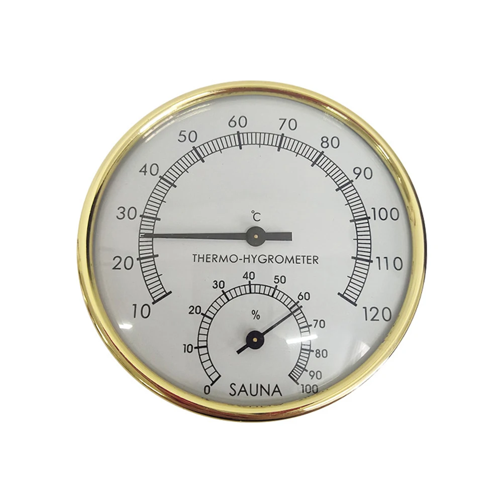 Sauna Thermometer and Hygrometer for Indoor Use with Accurate Temperature and Humidity Monitoring Wall Mounted