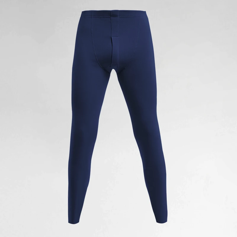 Men's Thermal Pants, Fleece-Lined and Thickened, Inner Wear Cotton Pants, Spring and Autumn Base Layer Pants, Boys' Leggings for Autumn and Winter