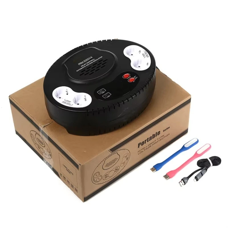 

5000 ВА, однофазное реле переменного тока, 220 В, автоматические промышленные стабилизаторы защиты SVC, частота 50/60 Гц, промышленные регуляторы напряжения