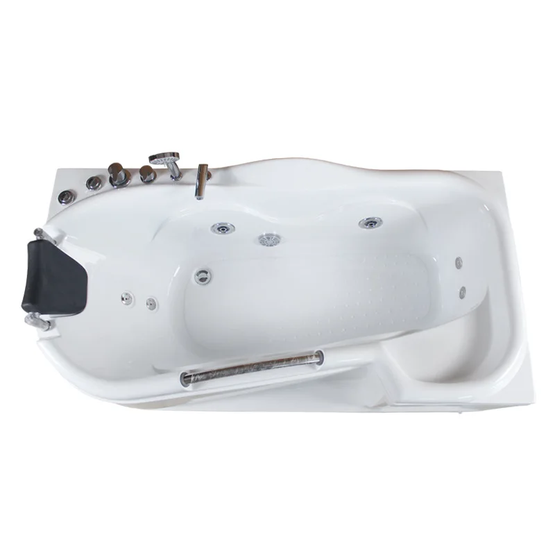 Bathtub Household Bathroom Freestanding Adult Surfing Massage Thermostatic Modern Hotel Engineering Acrylic Bathtub Indoor