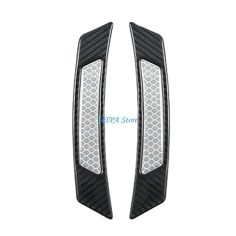 

U13C Car Exterior Graphic Decal Sticker Motorcycle Reflective Carbon Fiber Unique Exterior Appearance 4/2 Pcs