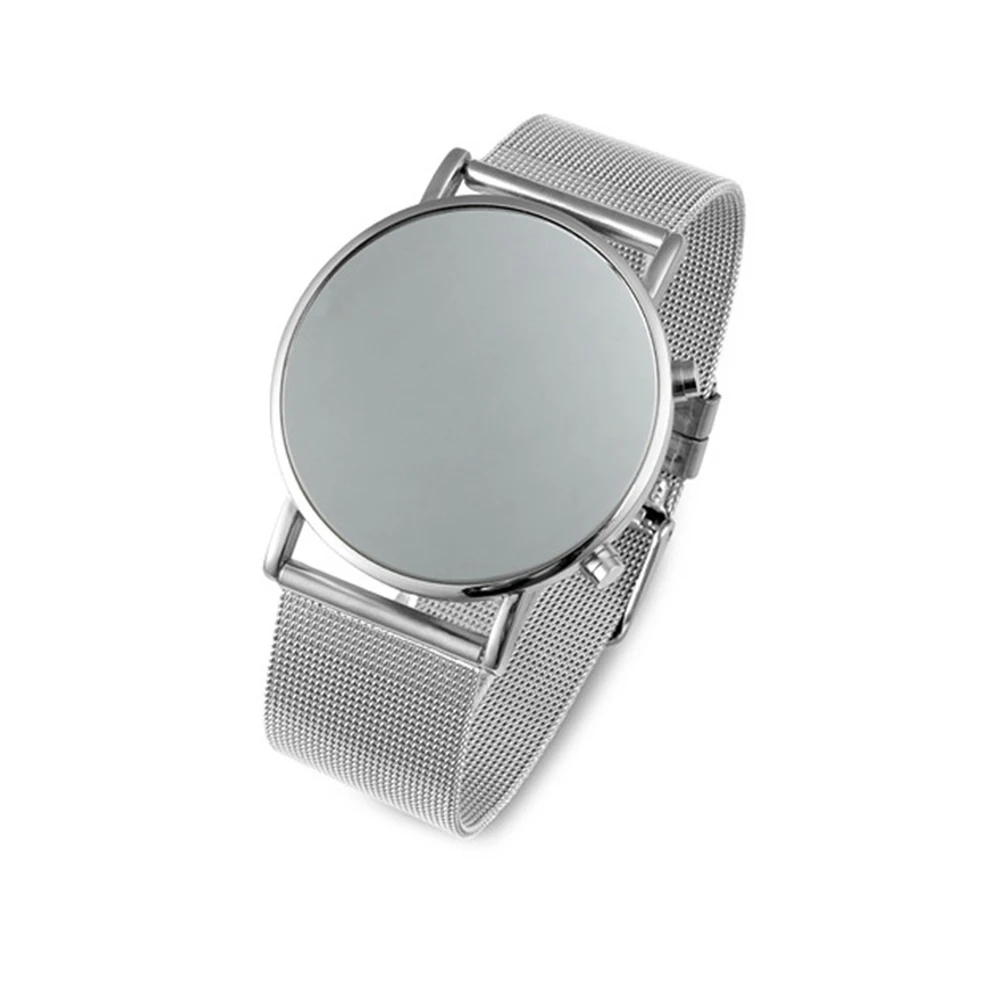 

LED Electronic Watch Blue Light Waterproof Precision LED Wrist Watch Round Case Functional Buttons Gifts