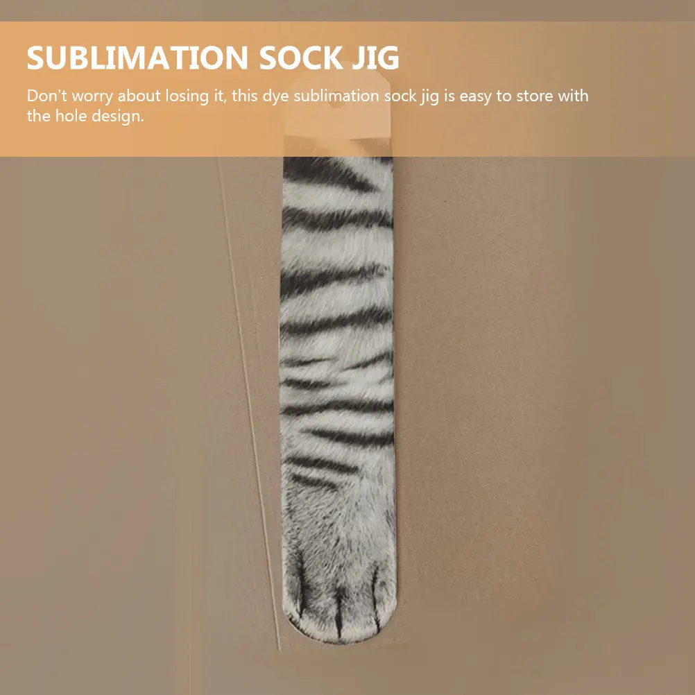 2Pcs Sock Setting Boards Aluminum Sublimation Heat Press Straight Metal Sock Jigs Dye Transfer Printing Accessories