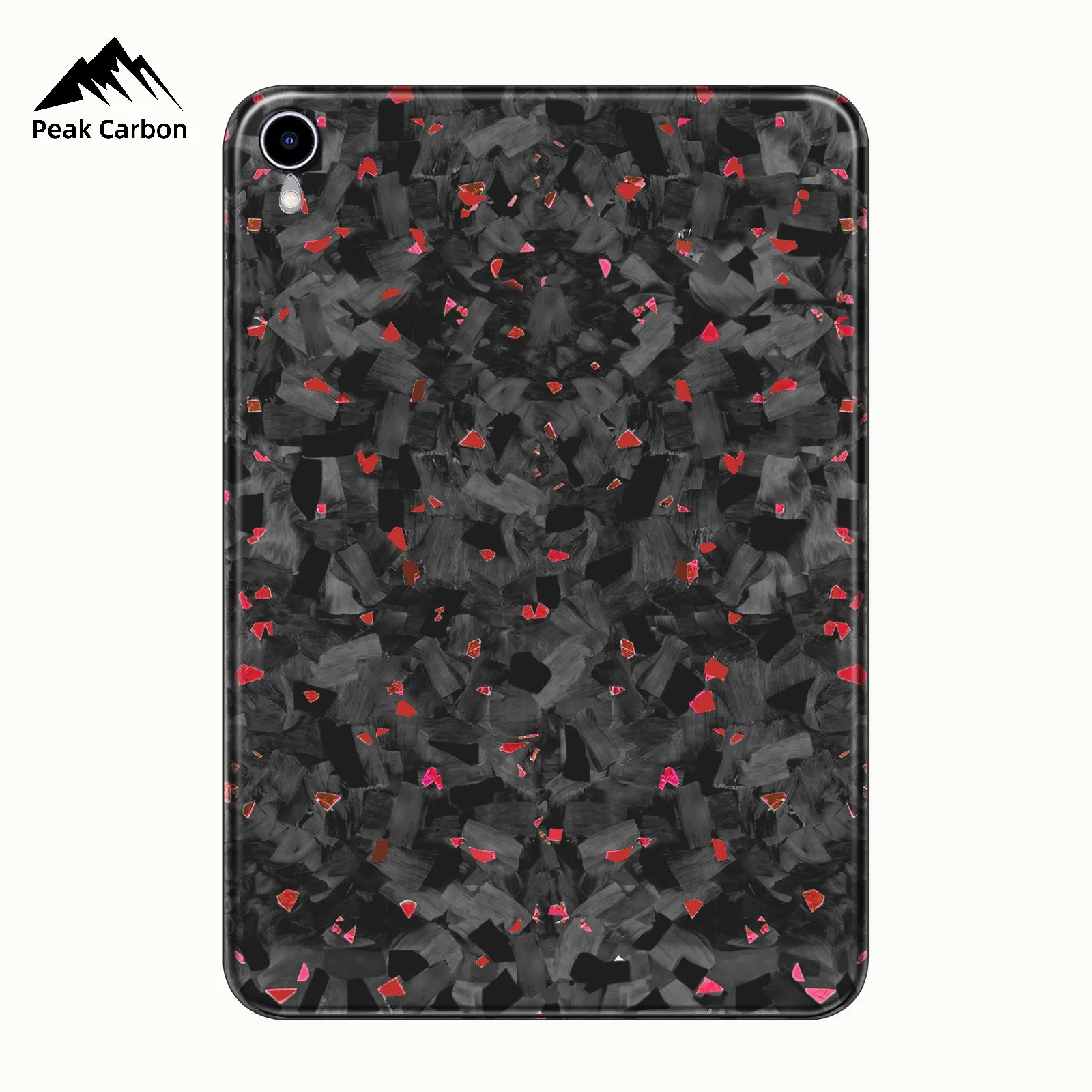 حافظة من ألياف الكربون مزورة حقيقية لجهاز Apple iPad mini 6 7، غطاء خلفي واقٍ رفيع للغاية وخفيف الوزن يعمل مع قلم Apple Pencil