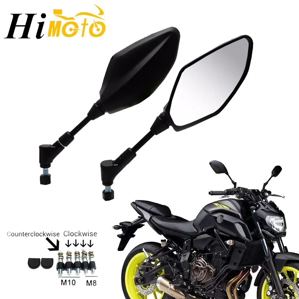 Motorcycle Rear View Mirrors M8 M10 For SUZUKI GSR400 GSR600 GSR750 BANDIT1250 SFV650 SV650 For Honda Yamaha Kawasaki Z750 Z1000