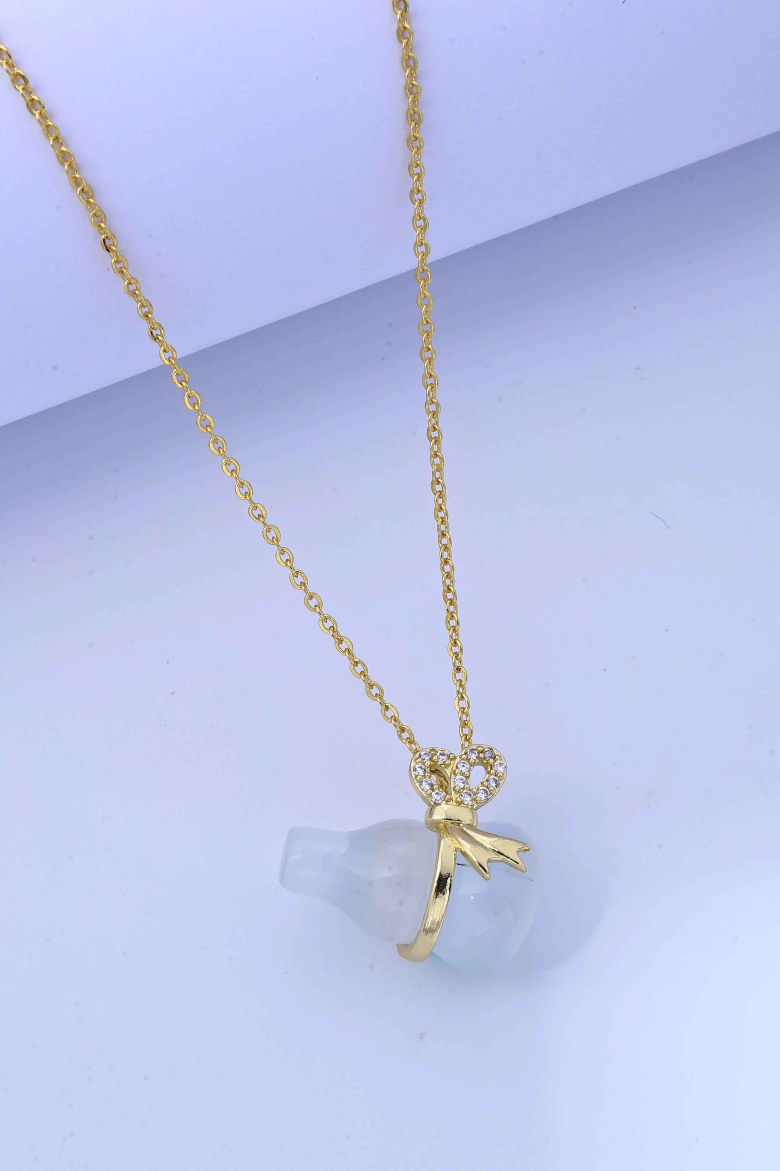 Beautiful Necklace for Women - 2025 New Pendant Light Luxury Titanium Steel Jade Gourd Clavicle Chain, Simple Cold Wind Design,