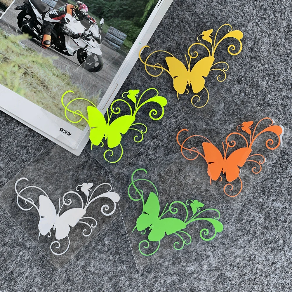 Butterfly Reflective Motorcycle Accessories Stickers Moto Helmet Decals for Honda PCX 125 X ADV 750 Hornet ADV 350 Forza 125