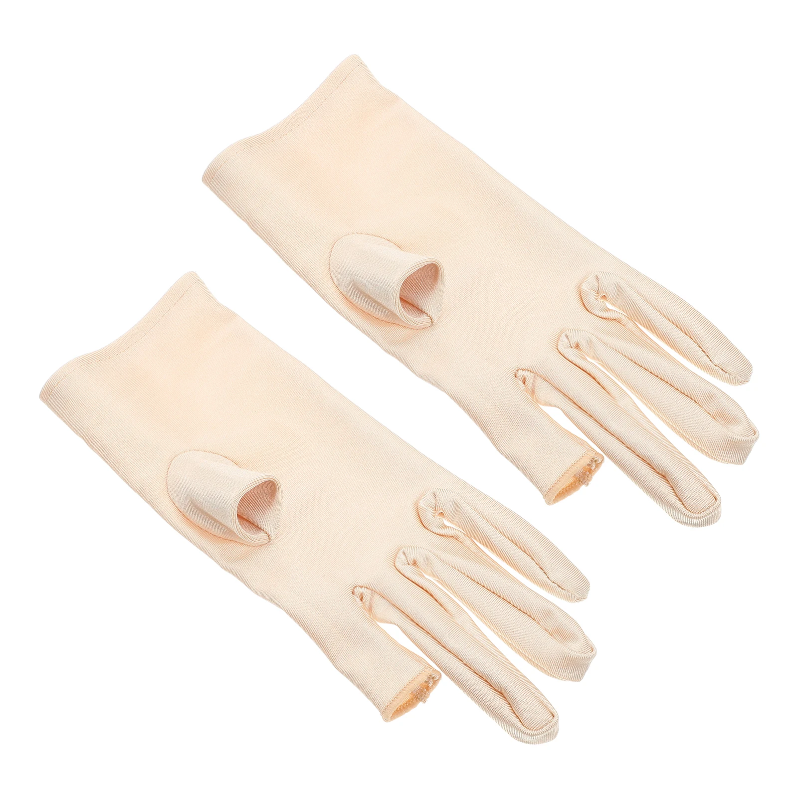 

1Pair Sun Protection Hand Sleeve Manicure Gloves Thin Stretchy Uv Shield for Nail Art Care Salon Supply Anti-Uv Gloves