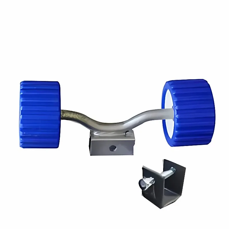Make Boat Trailer Speedboat Rubber Boat Blue Roller Keel Bottom Wheel Pulley Yacht Motor Boat Support Seat Accessories 1pcs