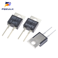 40 50 60 70 80 90 100 DegC NC Normally Closed NO Normally Open 1.5A Thermal Switch Temperature Sensor Thermostat KSD-01F JUC-31F