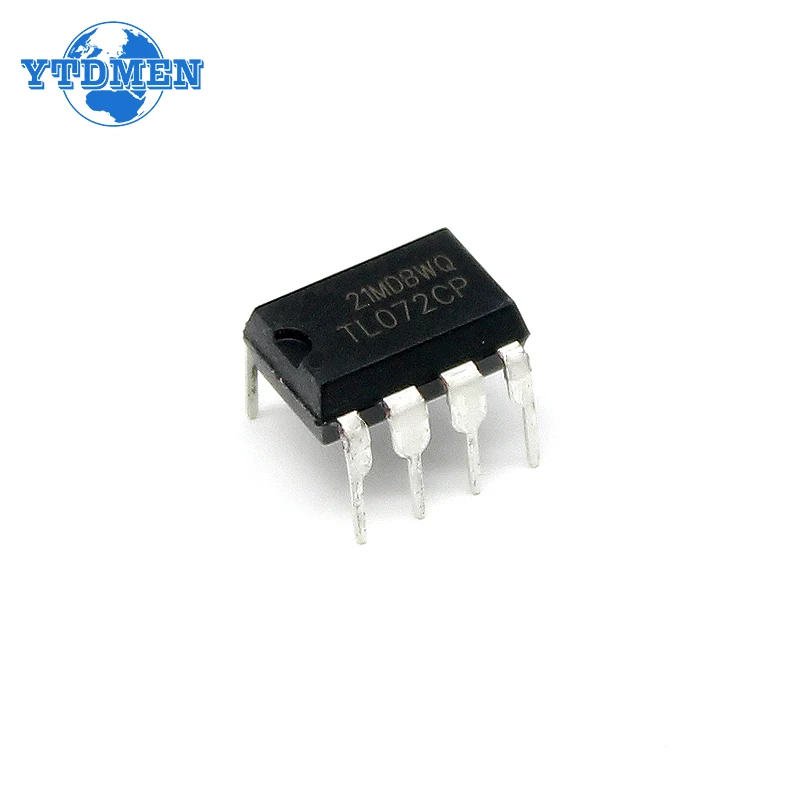 10PCS TL072 DIP8 Amplifier Set Low Noise FET Input Operational Amplifiers DIP-8 Integrated Circuit Electronic Component